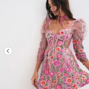 For Love & Lemons Tayla Mini Dress